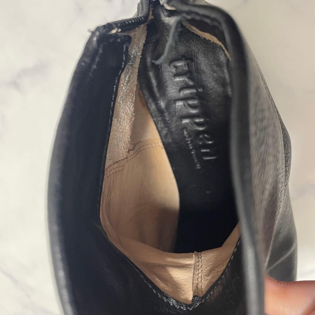 トリッペン SWIFT スイフト本革ブーツ バックジップ　36