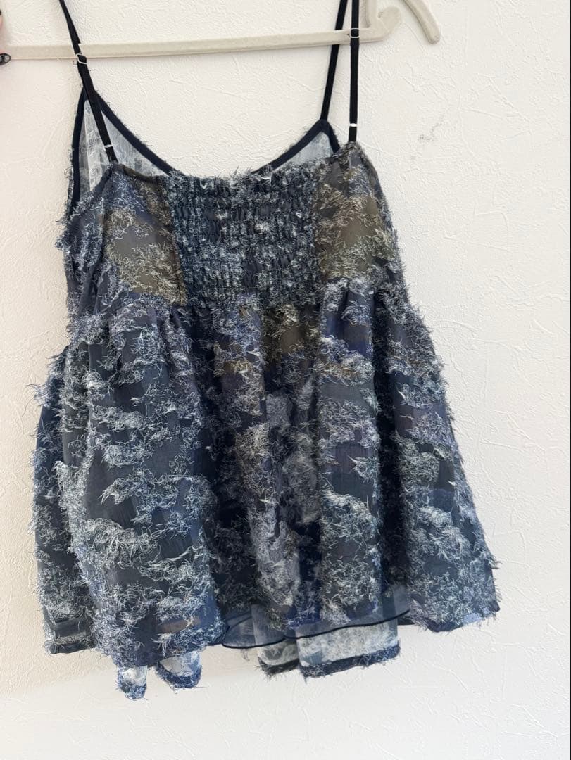 【限定値下げ】MEDI RACHEL FLUFFY ART CAMISOLE