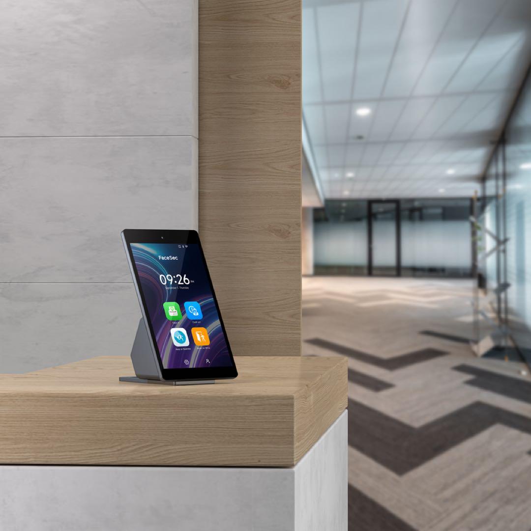 FaceSec（タイムレコーダー）高精度AI顔認証　5.5インチ据え置き型