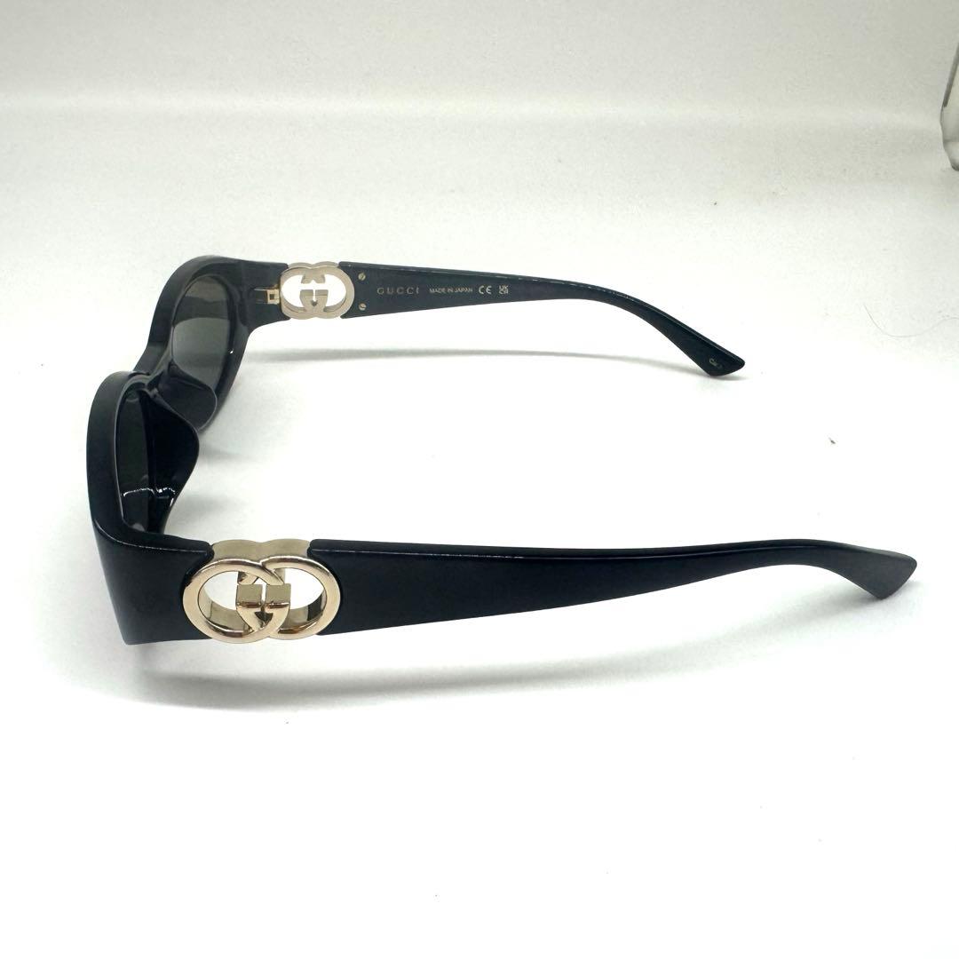 GUCCIグッチ オーバル サングラス GG柄 ゴールド 男女兼用