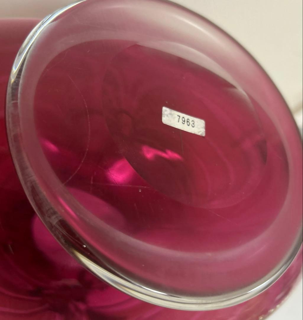 津軽びいどろ　金花　花器