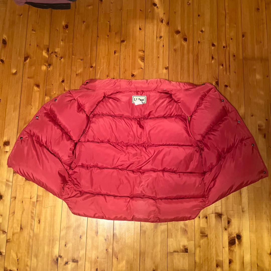 L.L.Bean レッド ダウンベスト