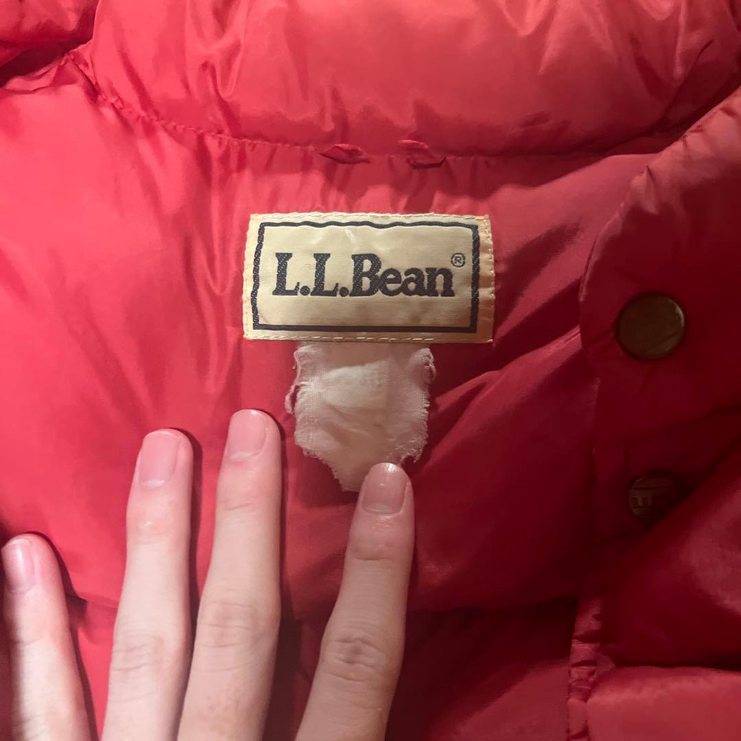 L.L.Bean レッド ダウンベスト
