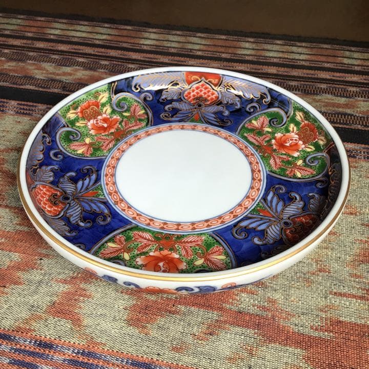 『行事うー特価』　有田焼　日肥其泉　昭和年製　『古伊万里草花文』　中皿　10枚