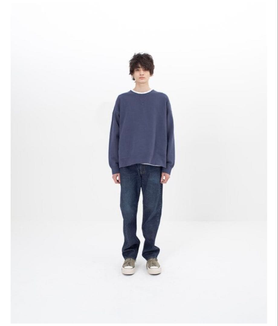 トップス visvim 24AW JUMBO SB SWEAT L/S navy 3