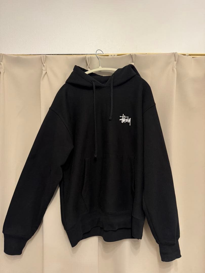 お値下げしました！ BASIC STÜSSY HOODIE ブラック Mサイズ