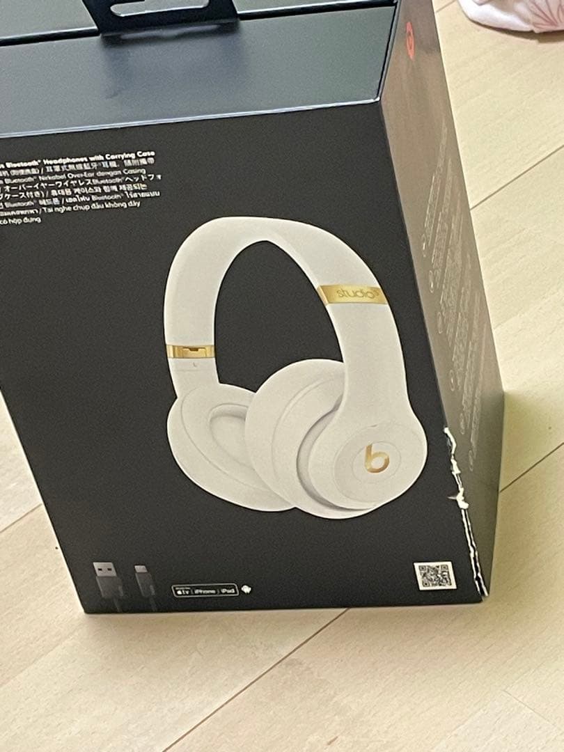 Beats Studio3 ワイヤレスヘッドホン ホワイト