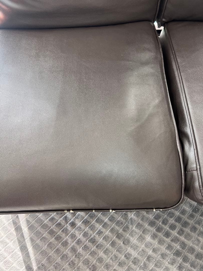 【早めにお譲り希望】LOWYA 2人掛けソファ ブラック