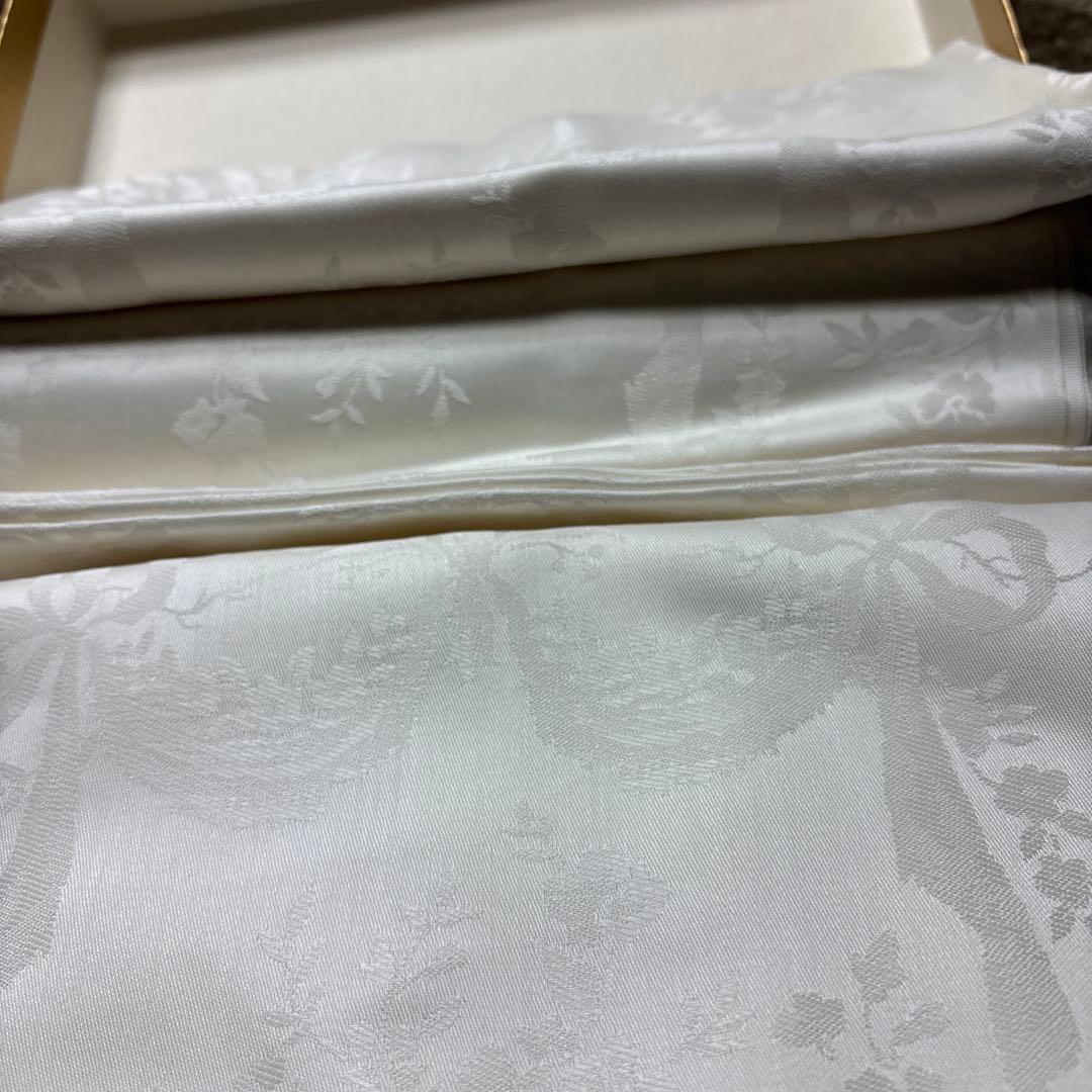 未使用高級 ロフテー シーアイランドコットン 海島綿 フラットシーツ アイボリー
