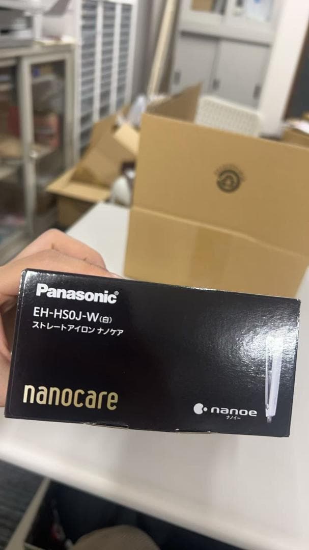 パナソニック ヘアーアイロン ストレート用 EH-HS0J-W