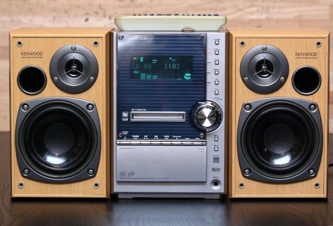 KENWOOD SL3MD CD/MD/TUNER/TAPE　コンポ　完動品