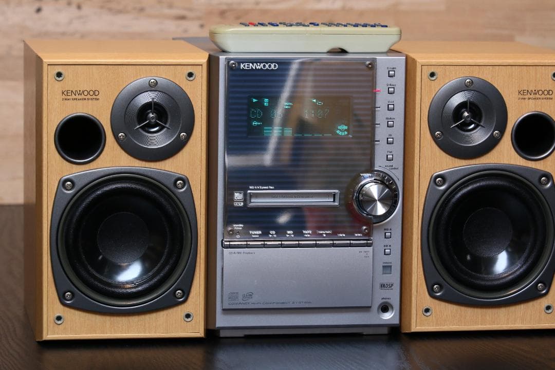 KENWOOD SL3MD CD/MD/TUNER/TAPE　コンポ　完動品