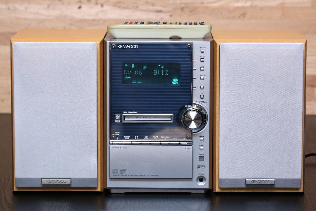 KENWOOD SL3MD CD/MD/TUNER/TAPE　コンポ　完動品