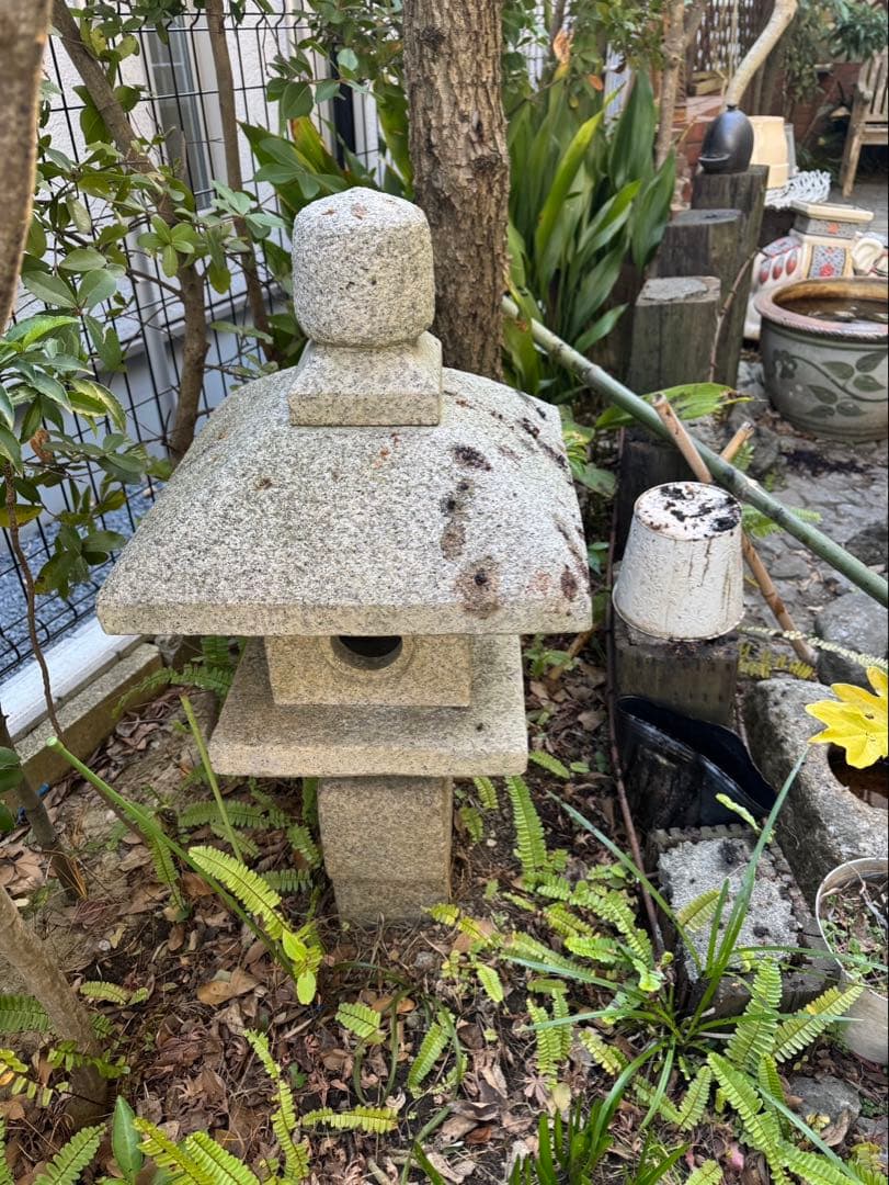 灯篭　石材　ガーデン庭　和風　庭園　最終赤字大処分品！！