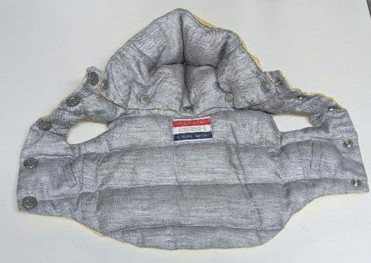 新品未使用　アトリエgg　プレミアムリネンダウンベスト　リバーシブル