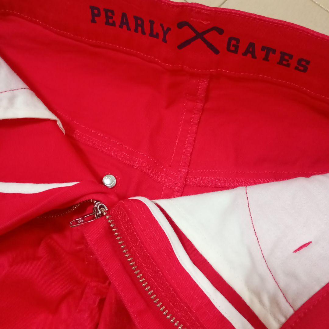 パーリーゲイツPレディース ゴルフスカート レッドサイズ00