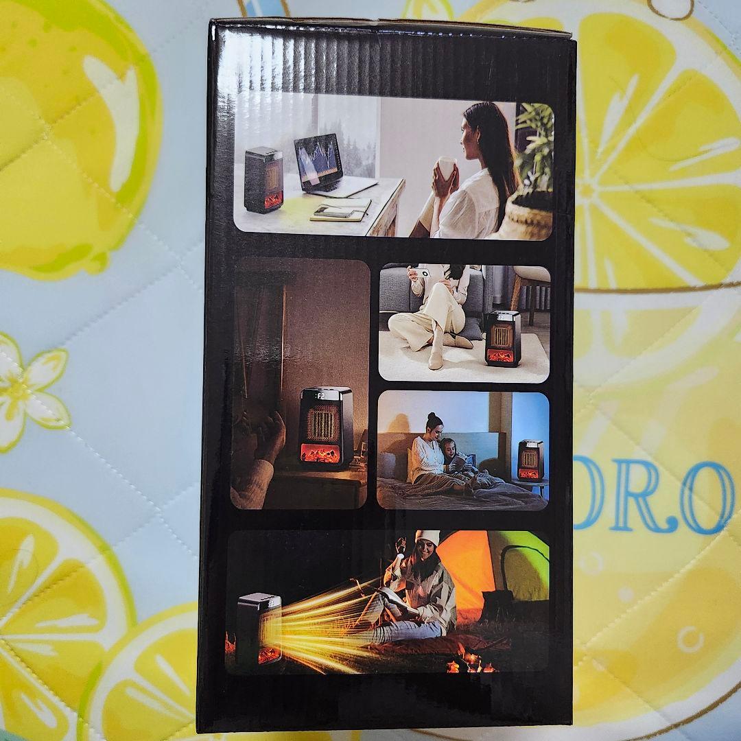 セラミックファンヒーター 暖炉風