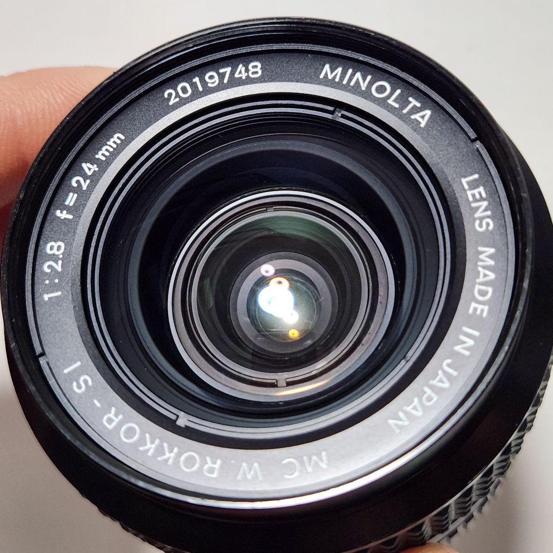 Minolta 24mm f2.8 58mm f1.4 オールドレンズセット