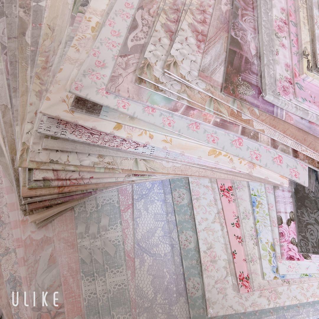 紙モノ コラージュ素材 デザペ デザインペーパー 大量 まとめ売り