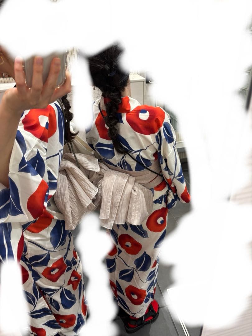 【値下げ】 ミャクミャク風浴衣セット