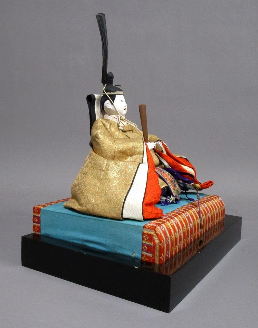 ビンテージ［雛人形］有職 御雛人形司 東京市日本橋区 永徳齋　檜箱入り2箱