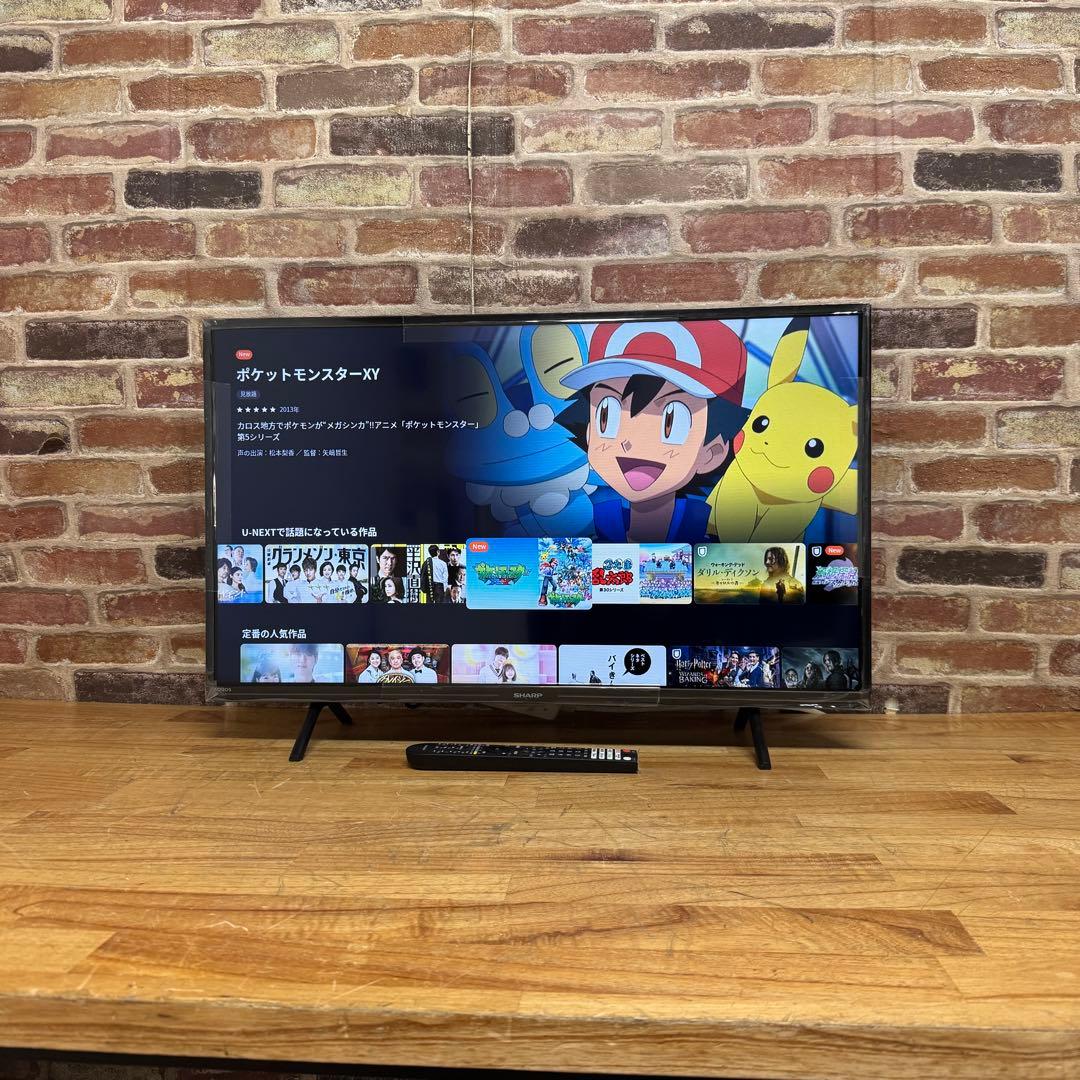 2023年製！ シャープ 32V型 液晶テレビ 2T-C32EF1 動画アプリ○