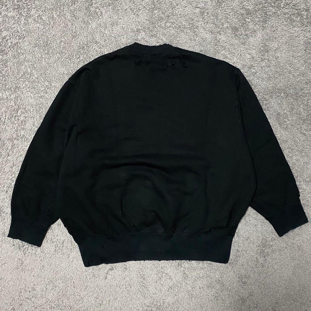 【kolor】21AW ビッグサイズダメージスウェット/2