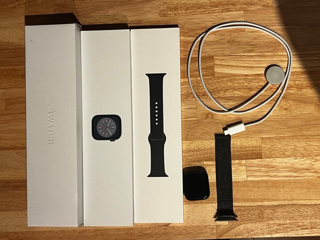 apple watch series 8 45mm GPS 純正バンド付き