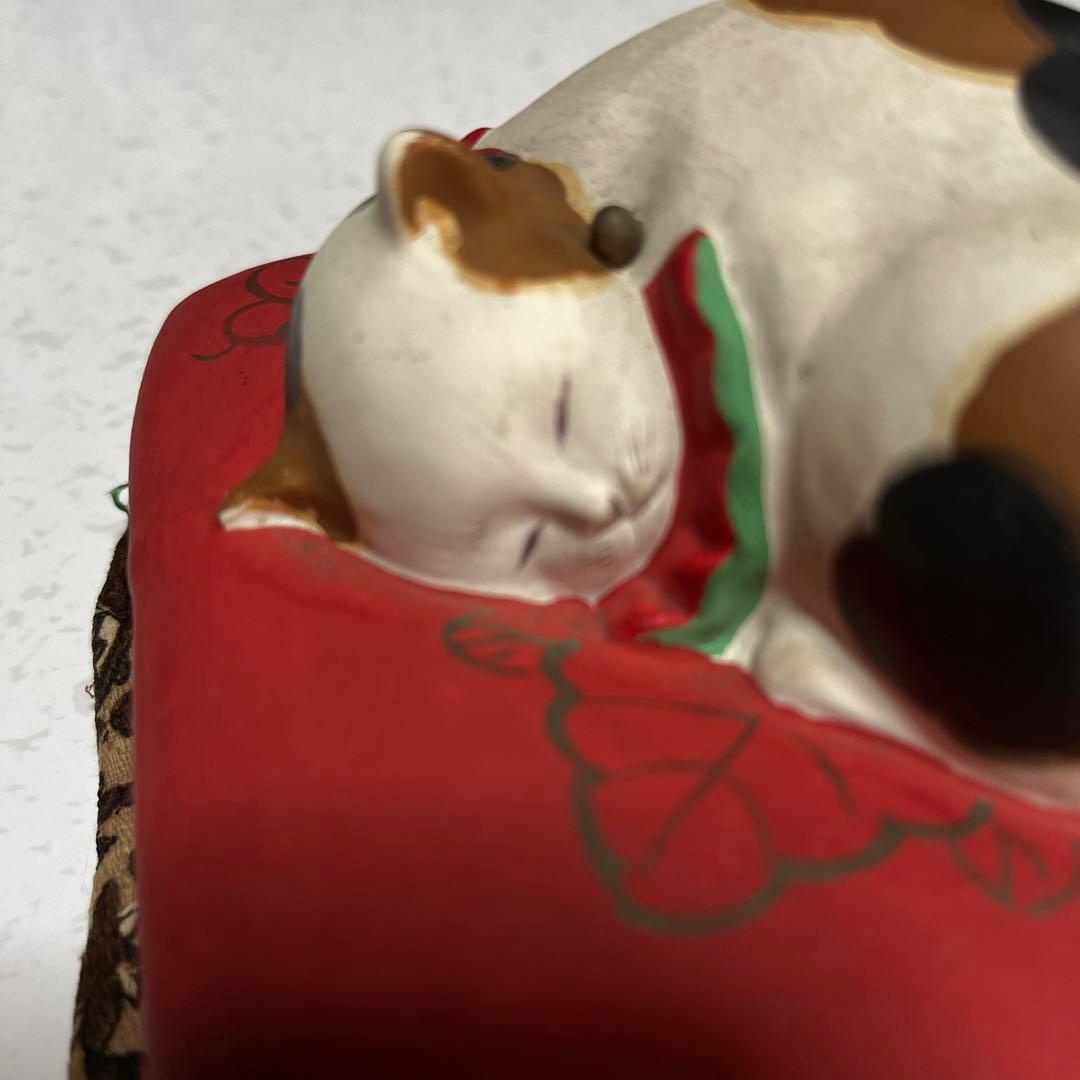 昭和レトロ　猫の置物　インテリア　裏…？