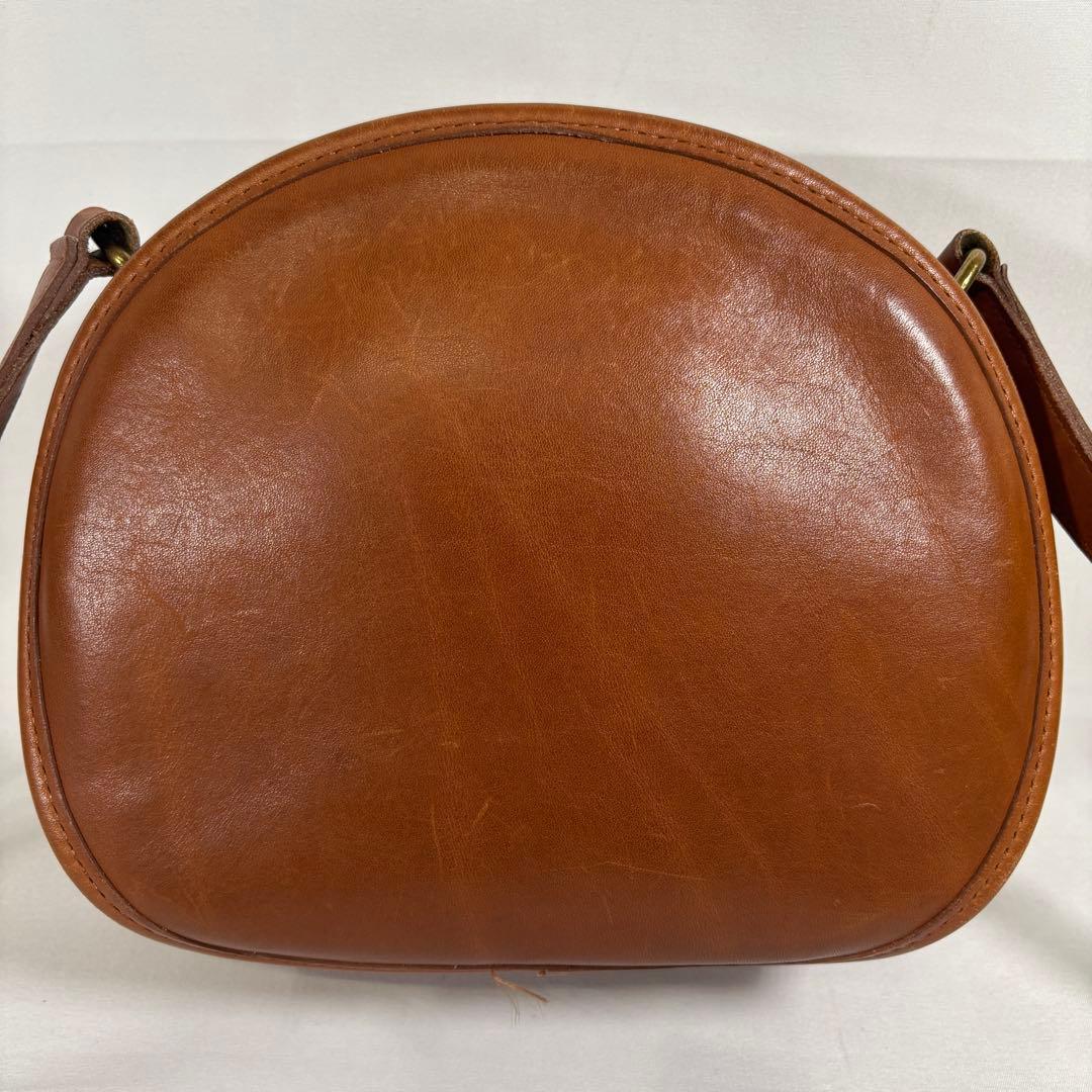 コーチ オールドコーチ ショルダーバッグ 斜め掛け チャーム レザー ブラウン