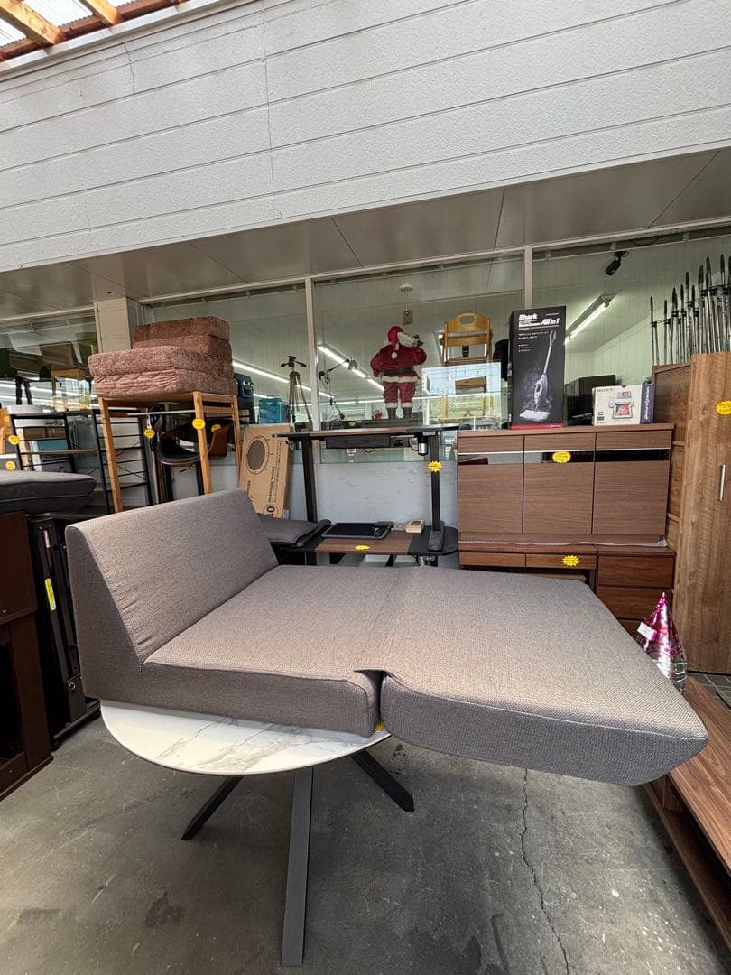 ニトリ NITORI 一人掛けソファベッド パーシーヌノ グレー