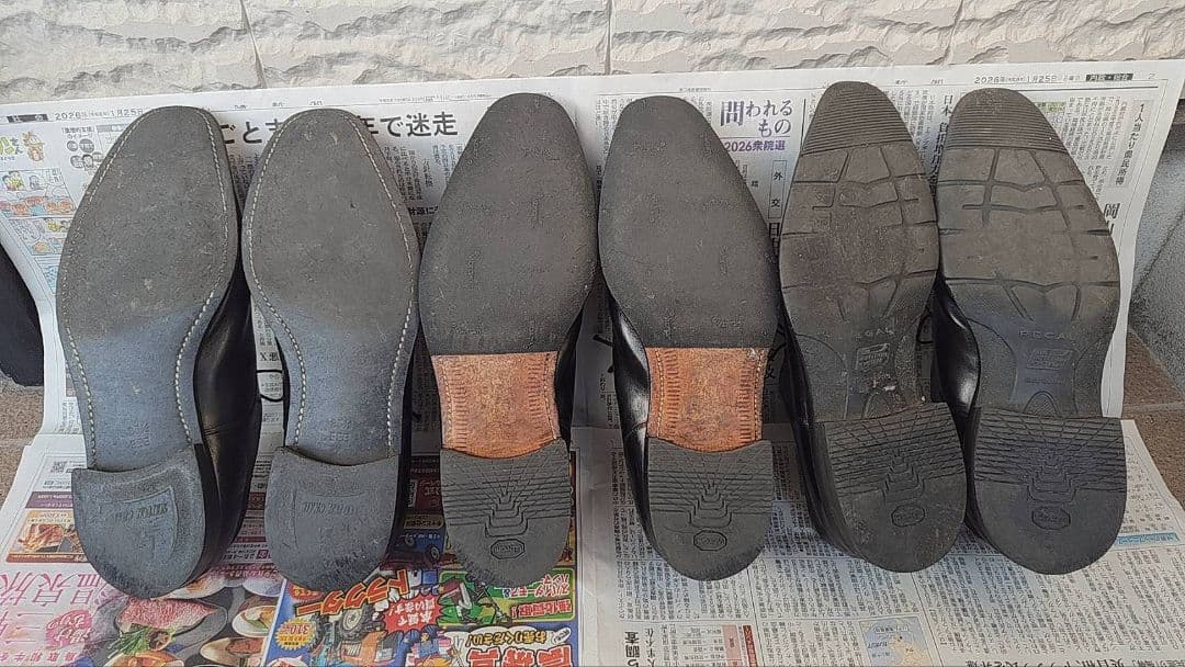 スコッチグレイン・リーガル 革靴 ３足セット