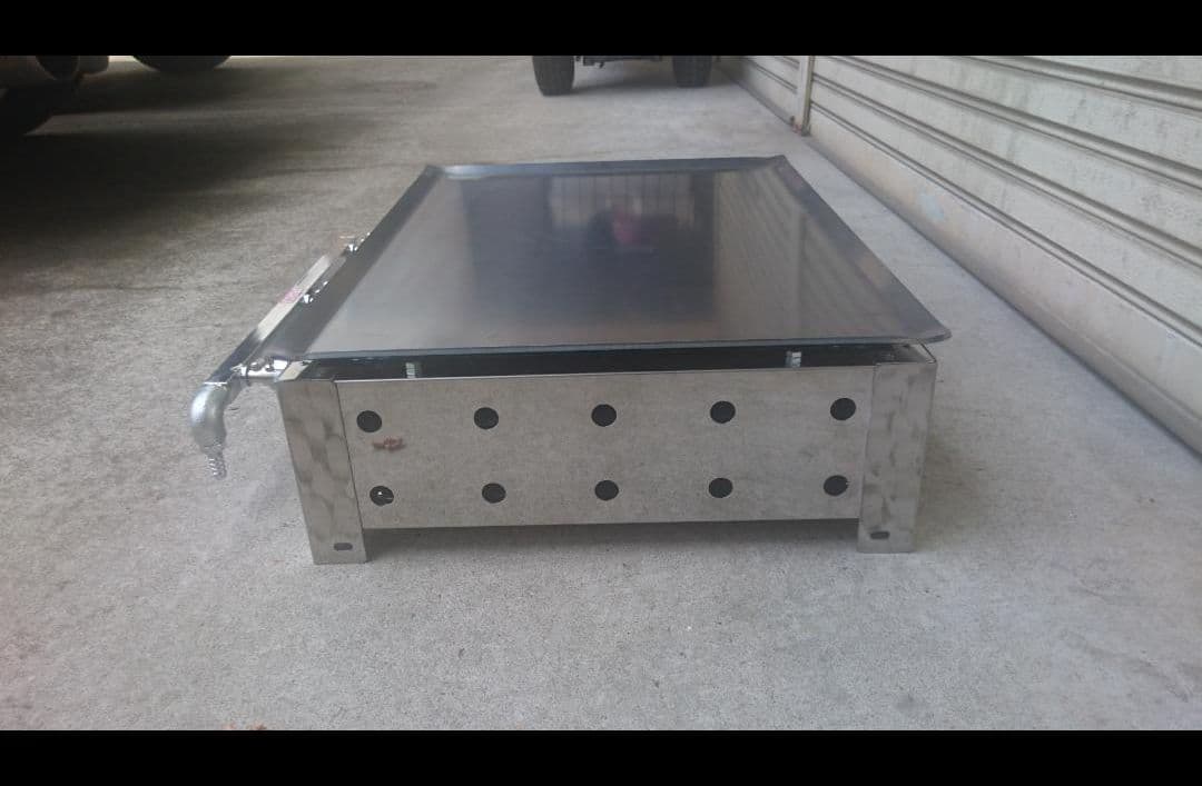 極厚な ６mm 鉄板 プロパンガスグリラー 学園文化祭り ハンバーガー BBQ