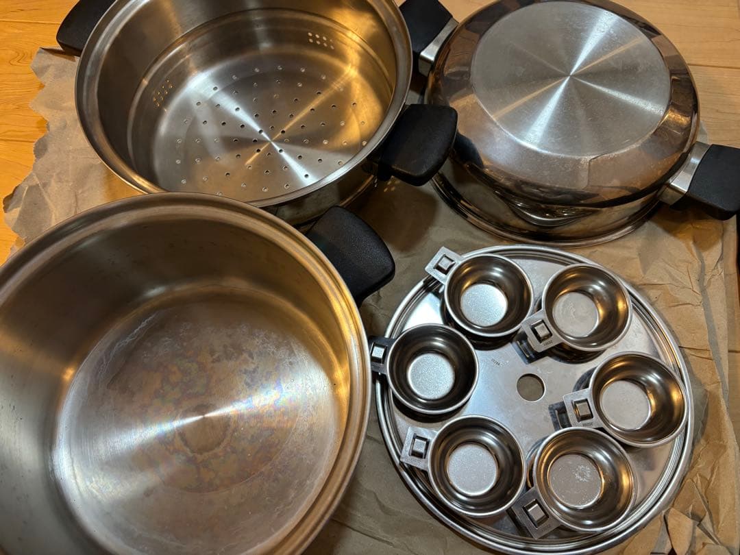 【最終価格】アムウェイ クイーンクックウェア Mセット