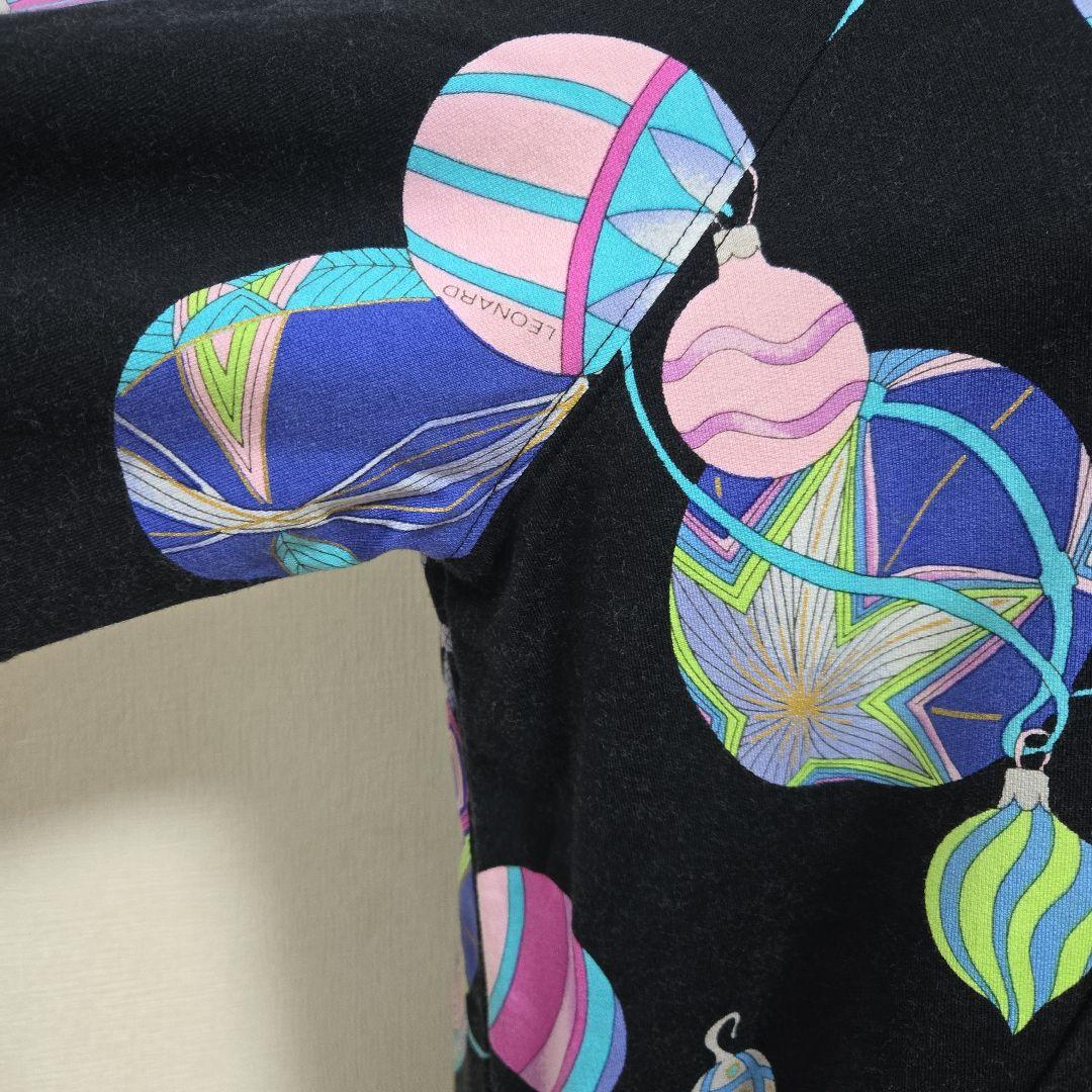 希少 レオナール LEONARD SPORT 長袖 トレーナー 裏起毛 日本製