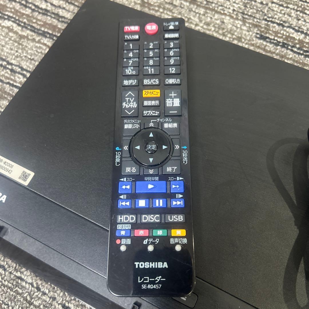 TOSHIBA DBR-W2008 ブルーレイレコーダー B-CAS付属