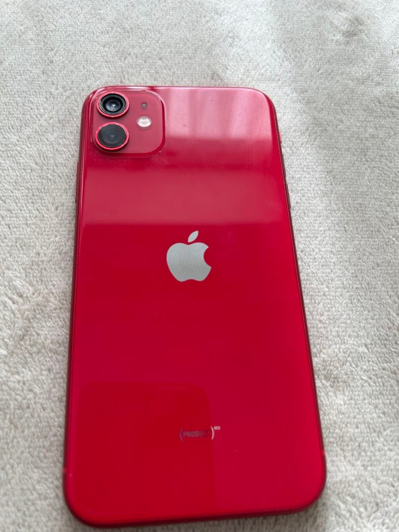 【ジャンク】iPhone 11 レッド 128GB 本体 バッテリー100%