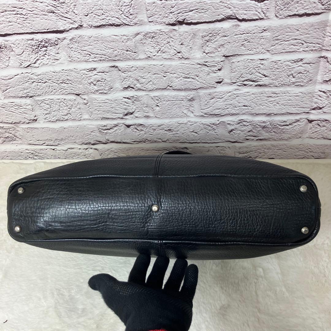 美品✨ポーター ウィズ オールレザー シボ革 A4 ビジネスバッグ ブラック