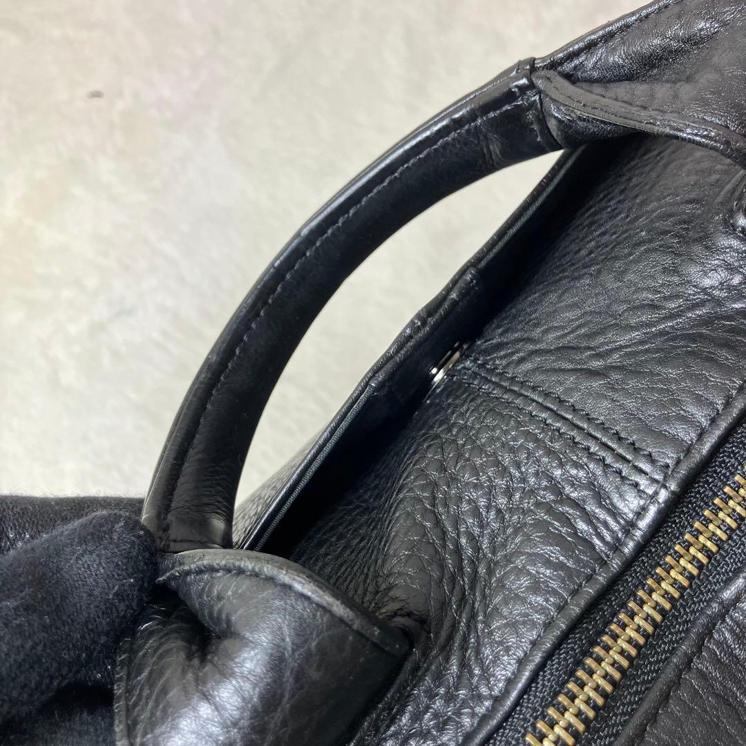 美品✨ポーター ウィズ オールレザー シボ革 A4 ビジネスバッグ ブラック