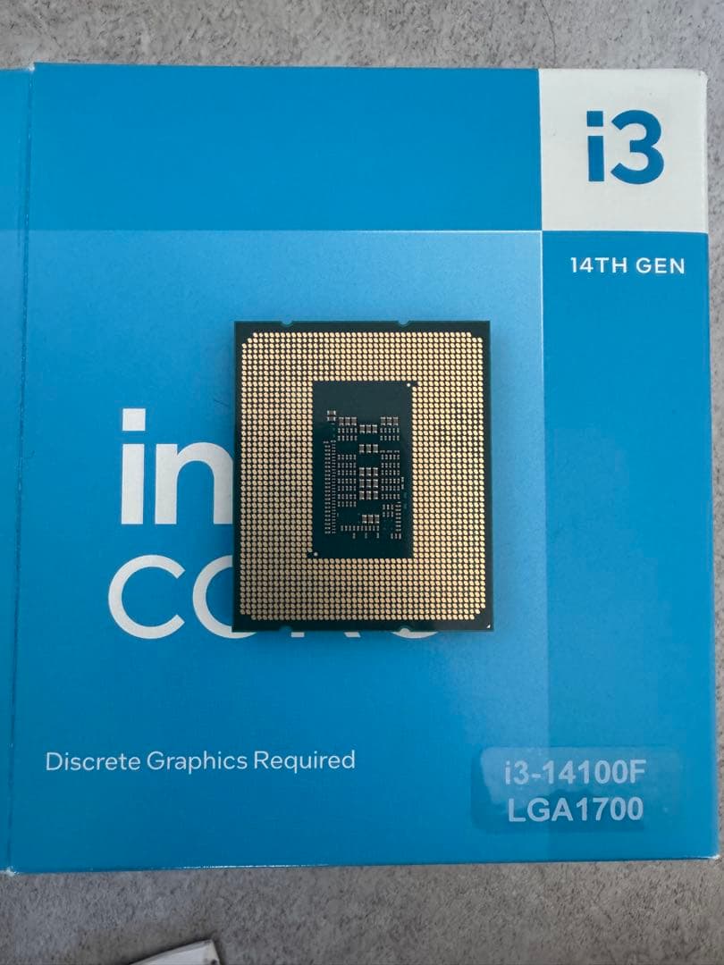 CPU intel core i3 14100f