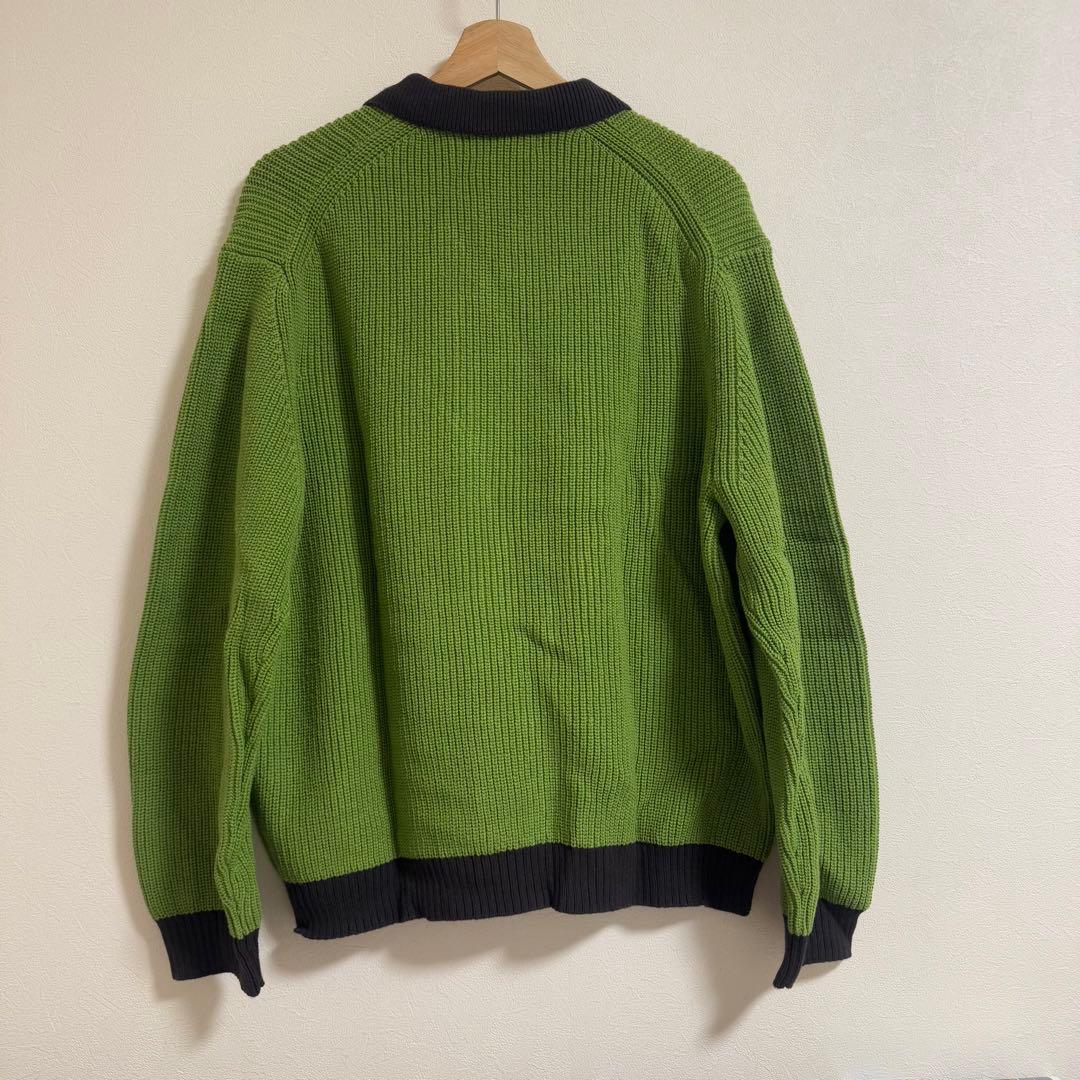 ttt msw zipup cardigan 23aw ジップ　ニット　グリーン