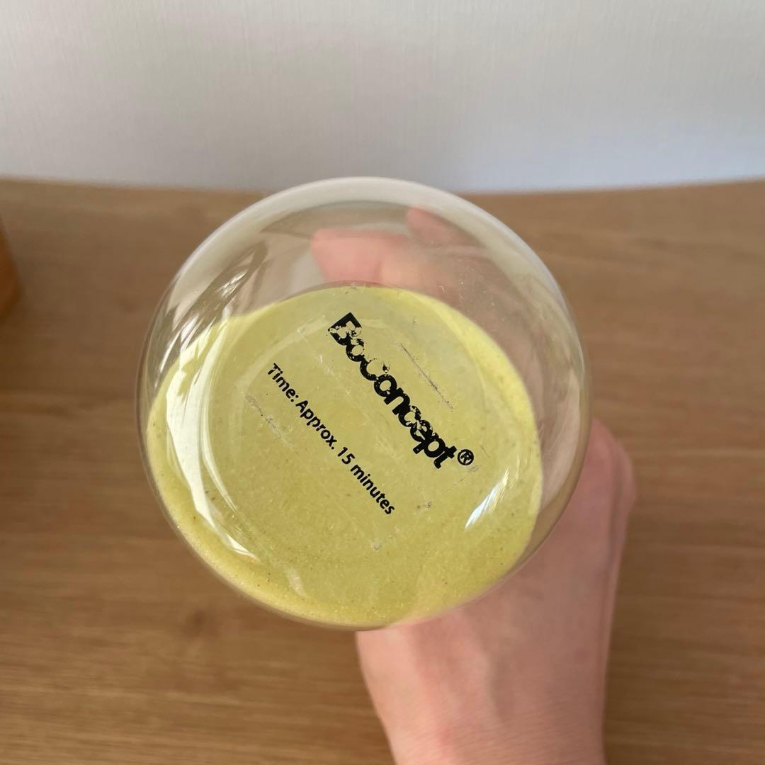 BoConcept ボーコンセプト 砂時計(yellow)　15min オブジェ