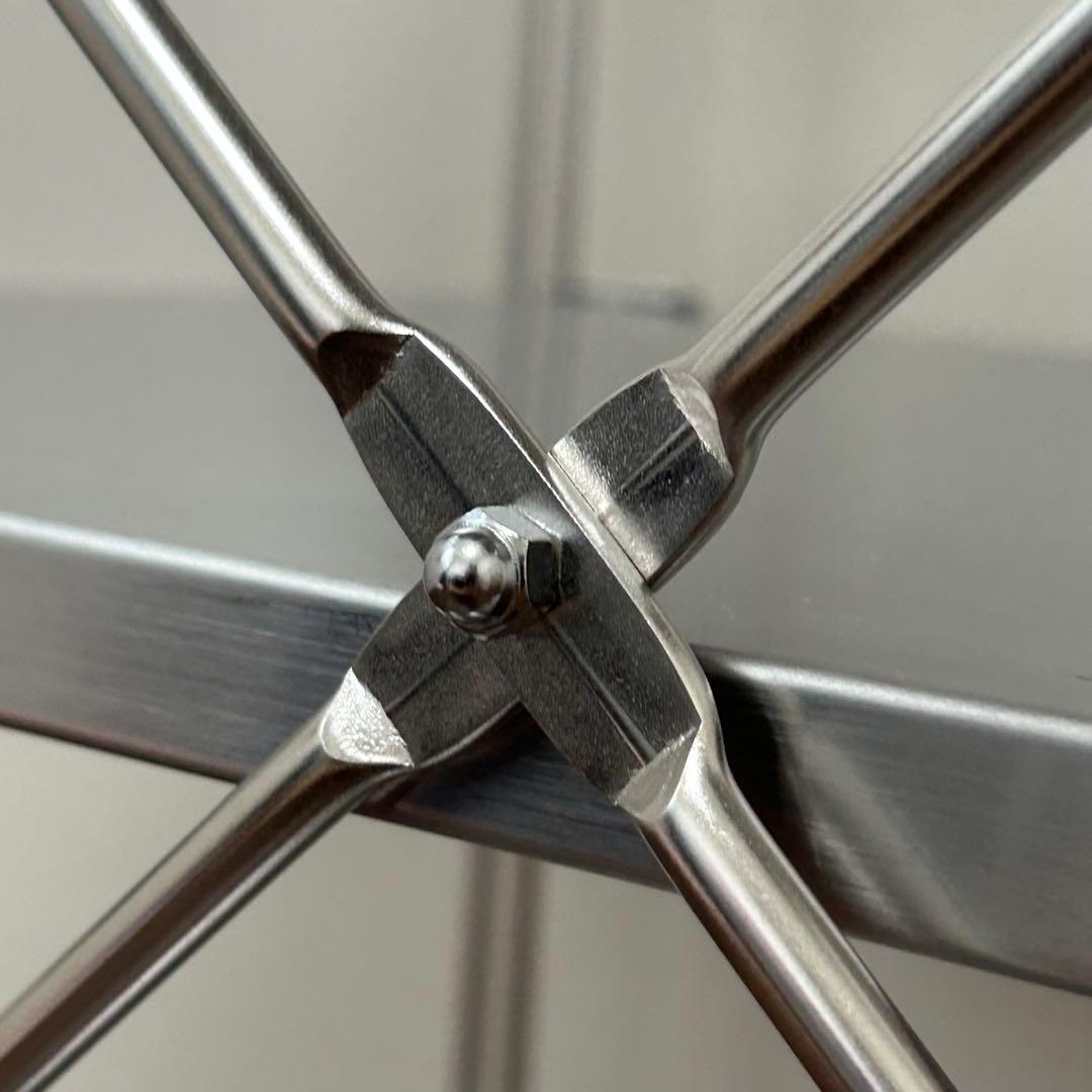 無印良品　ステンレスユニットシェルフ　ステンレス棚セット　小