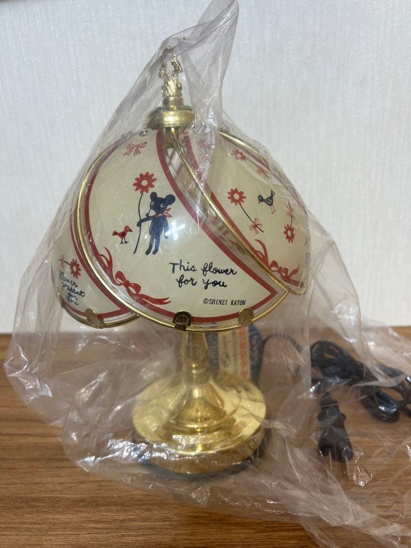 【レトロ】SHINZI KATOH 3段あかり切り替えタッチセンサー卓上ライト