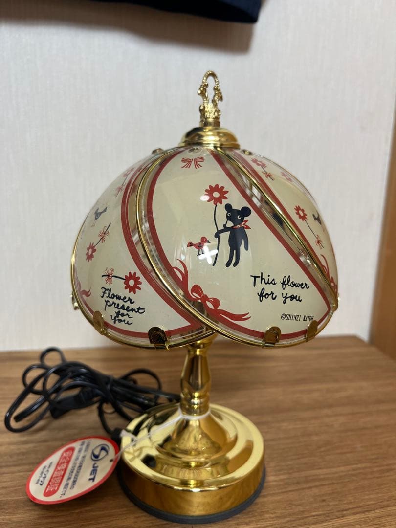 【レトロ】SHINZI KATOH 3段あかり切り替えタッチセンサー卓上ライト