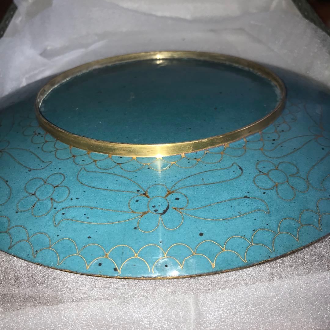 七宝　中国　故宮博物館　万博　愛知万博　トルコ　トルコ色　七宝皿