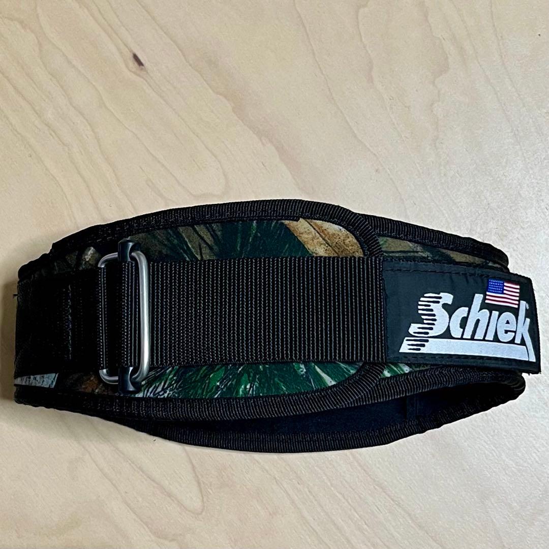 Schiek シーク リフティングベルト 4004カモ柄 XXS パット付き