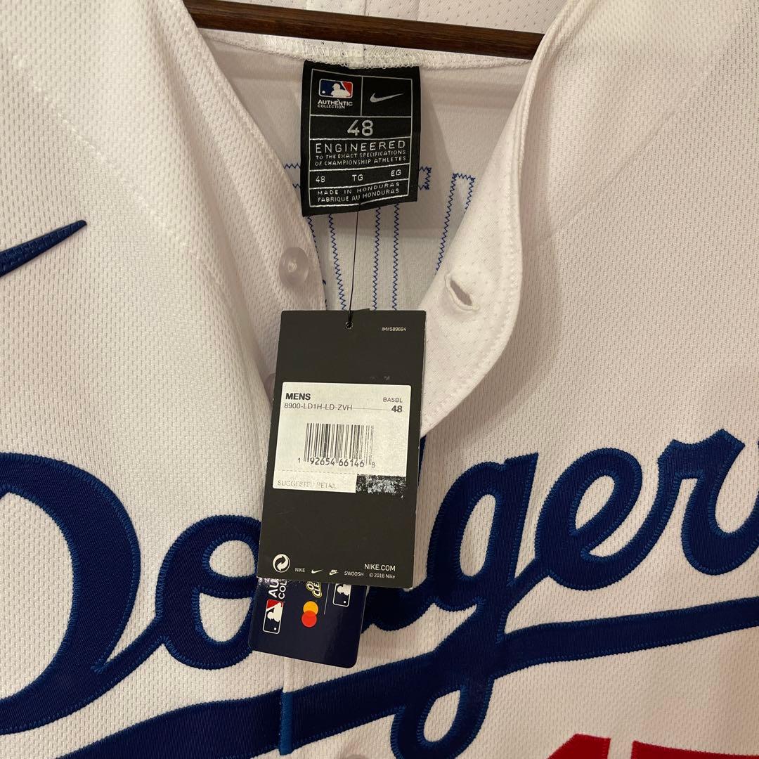 ドジャース オーセンティックホームユニフォーム 大谷翔平#17本人着用48サイズ