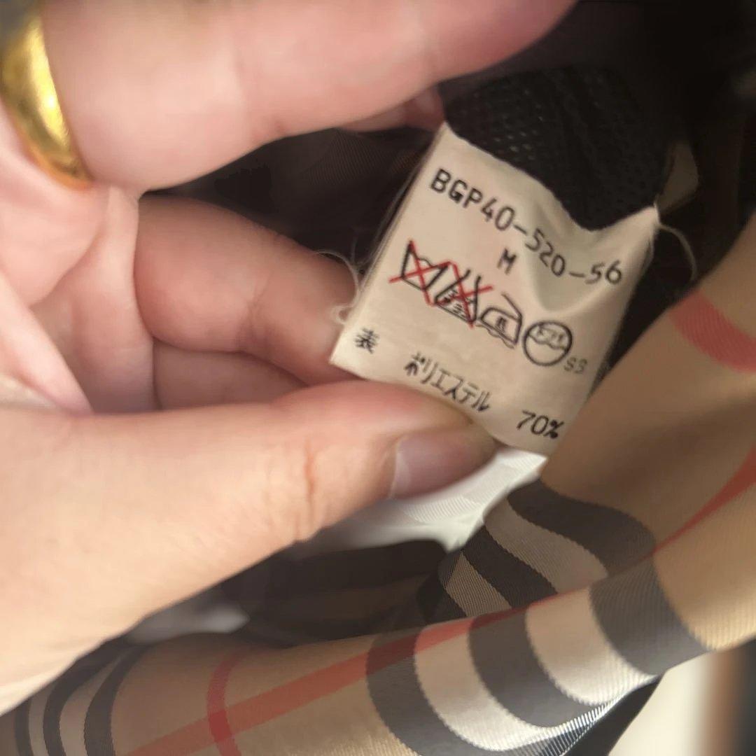 BURBERRYブラウン フード付き モッズコート