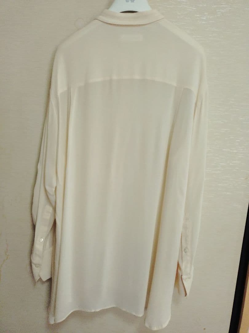 ✿　ebure ビスジョーゼットボウタイシャツブラウス